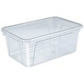 School Smart STORAGE TRAY - 7-7/8 X 12-1/4 X 5-3/8 INCHES - CLEAR - EACH 62442S05C